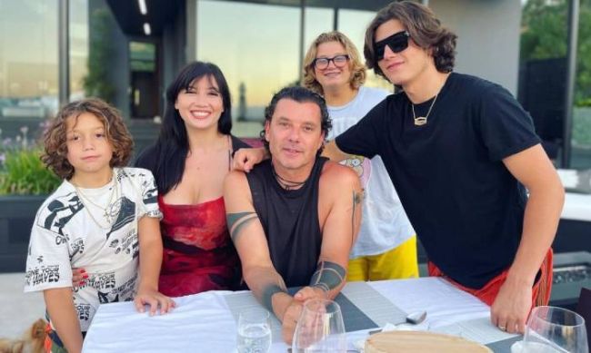 Gavin Rossdale and his children