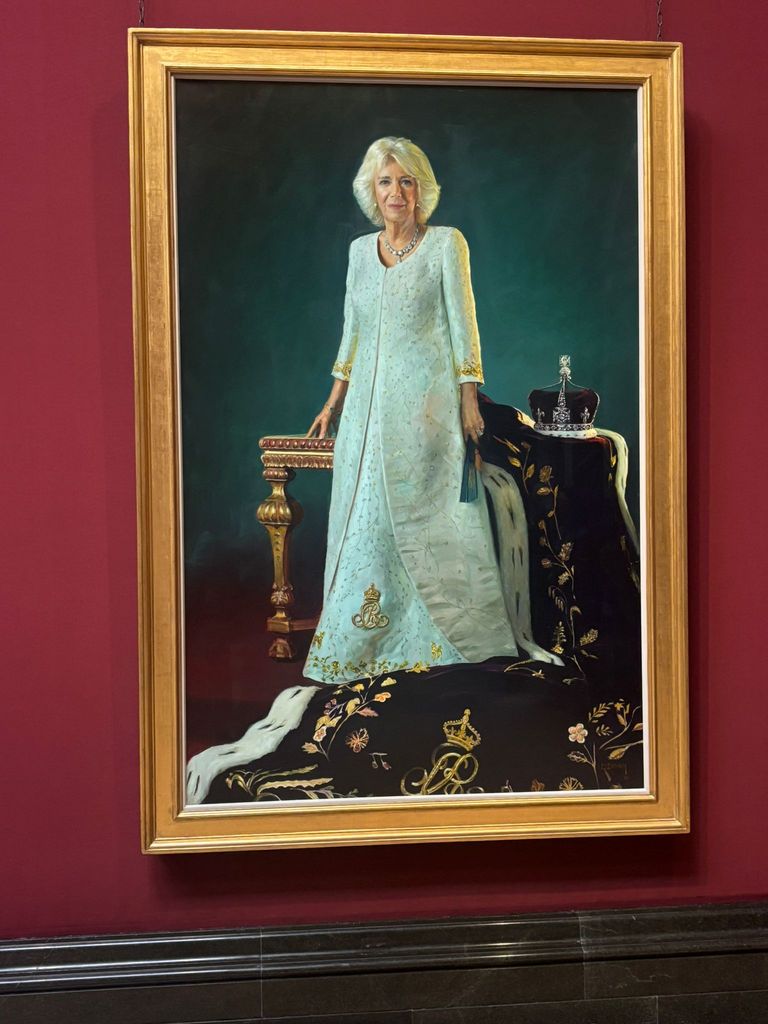 Camilla's dazzling portrait was by Paul S. Benney.