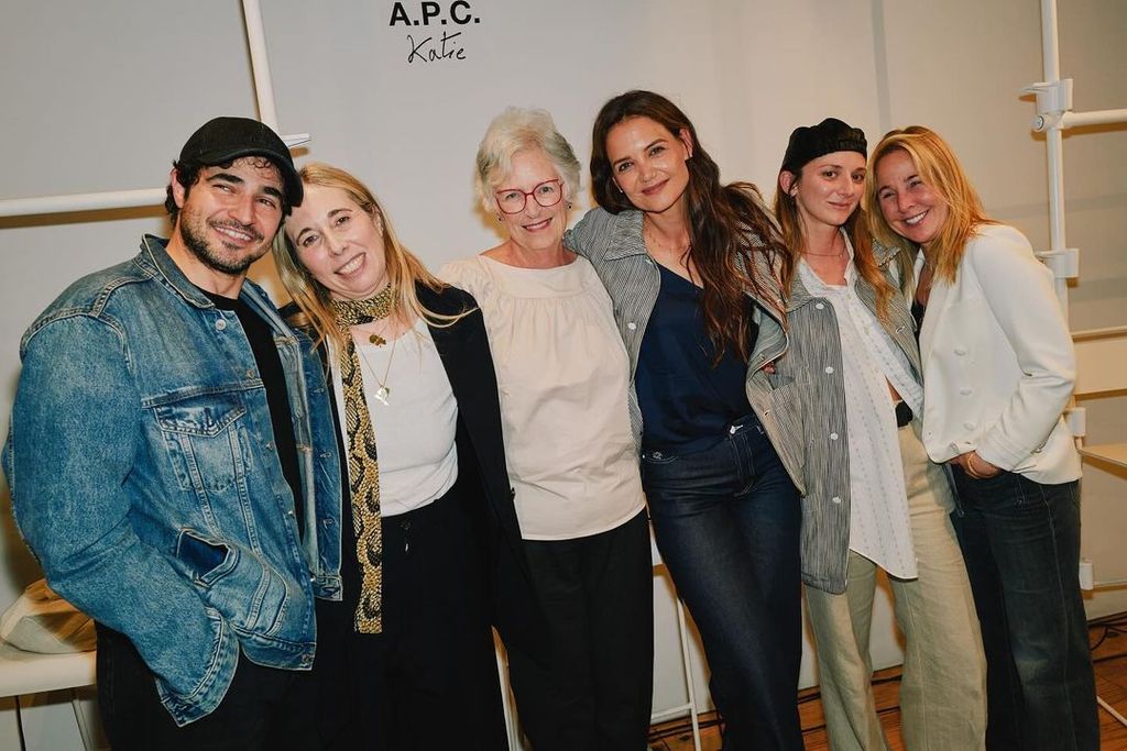 Katie Holmes' mom Kathleen has got involved in her daughter's fashion collaboration with A.P.C.