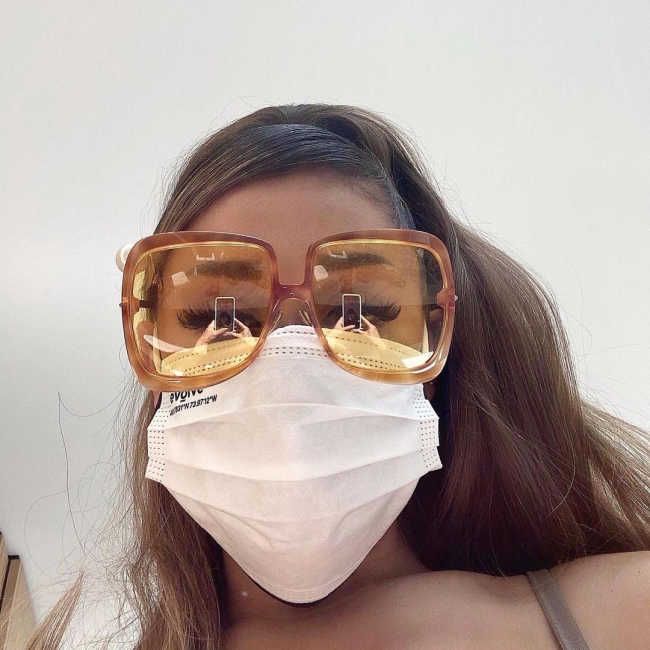 ariana grande evolvetogether celebrity face mask coverings