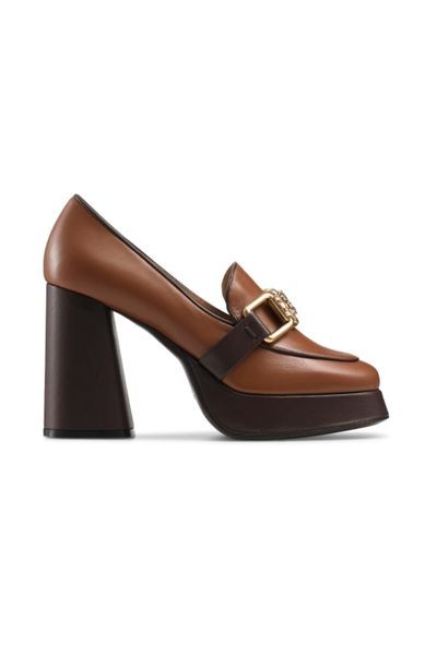 russell and bromley heeled loafers