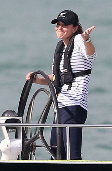 kate middleton happy sailing