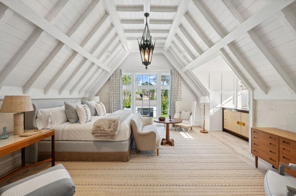 Junior primary bedroom in Sylvester Stallone's Hamptons mansion