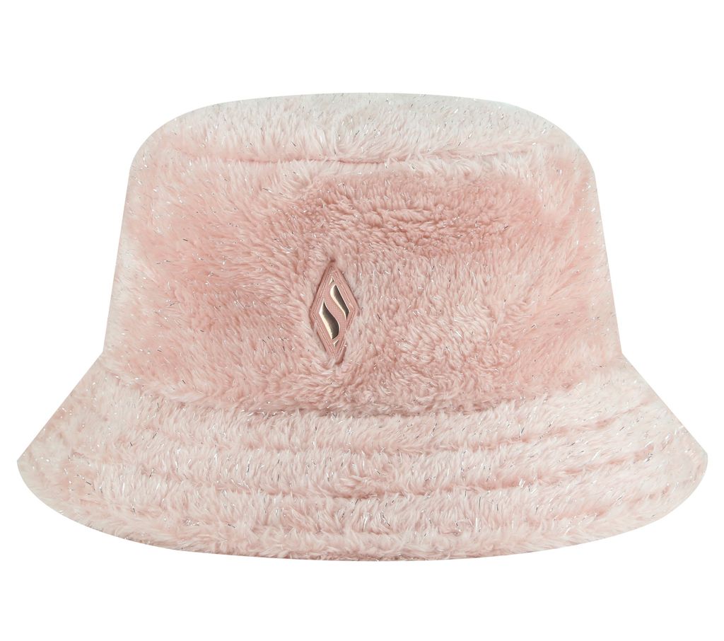 Pink Sherpa Bucket Hat from Skechers