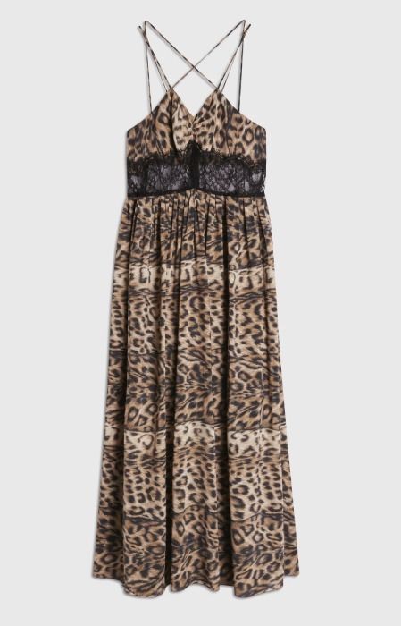 victoria beckham leopard dress