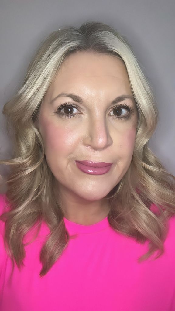 Leanne Bayley wearing Charlotte Tilbury Candy Chic Lipstick