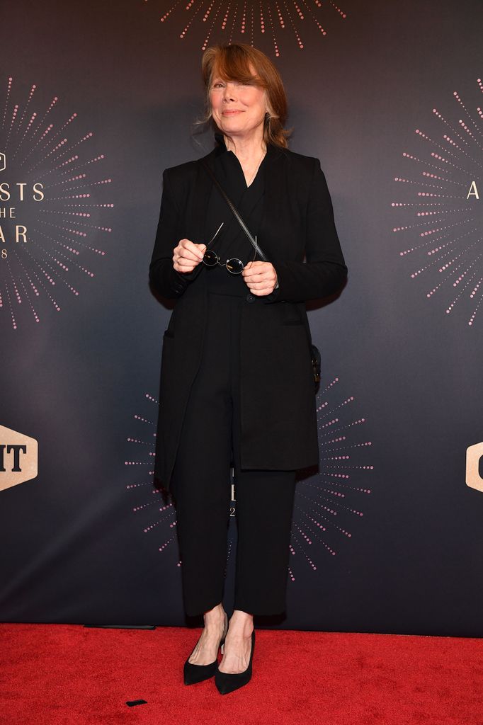 Sissy Spacek in black coat at the 2018 CMT Artists of the Year at Schermerhorn Symphony Center