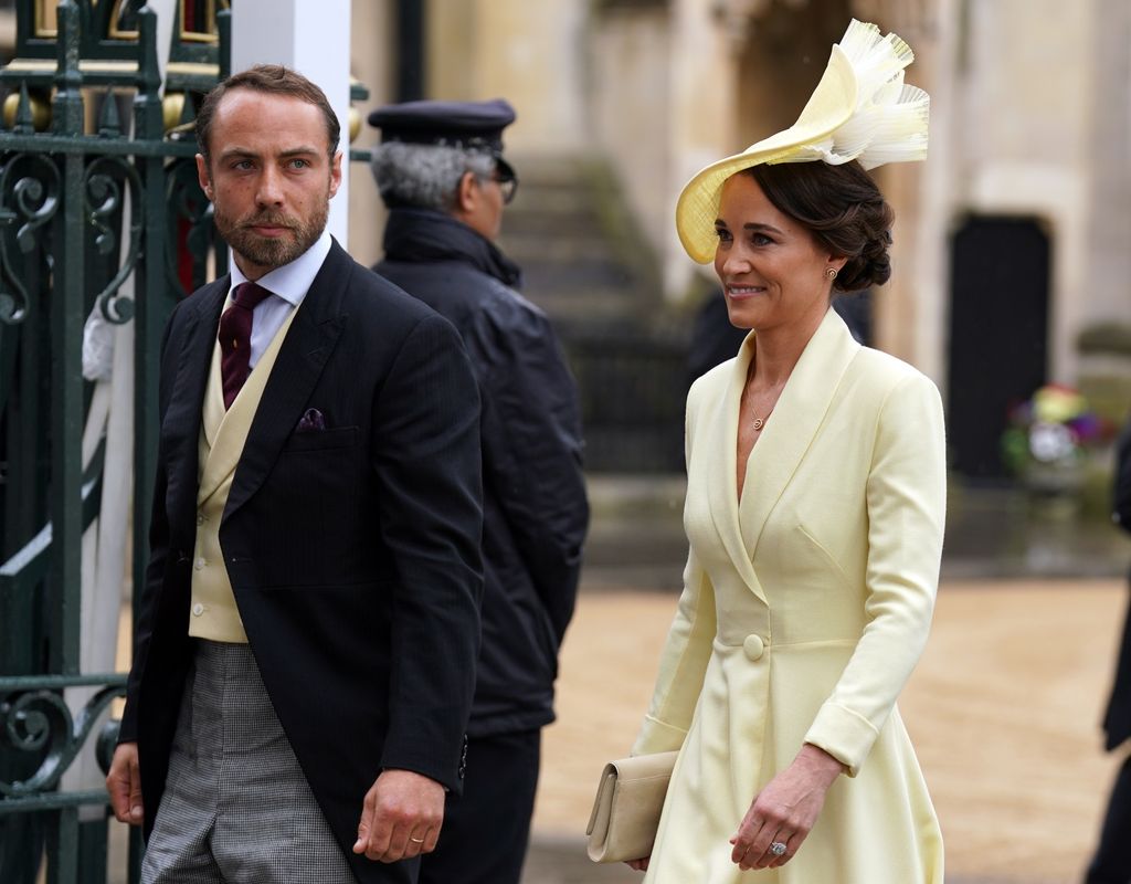James Middleton and Pippa Middleton at King Charles' coronation