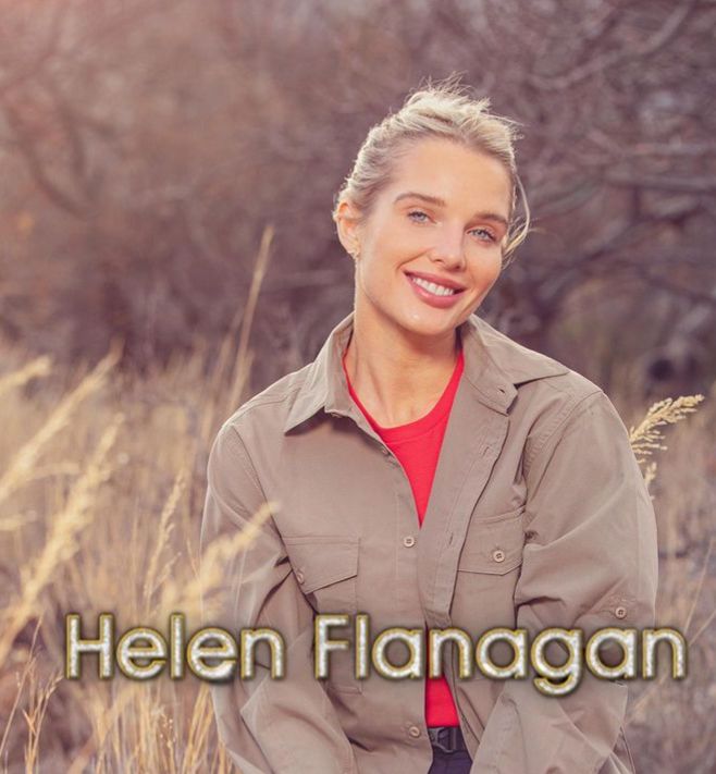 Helen Flanagan in field