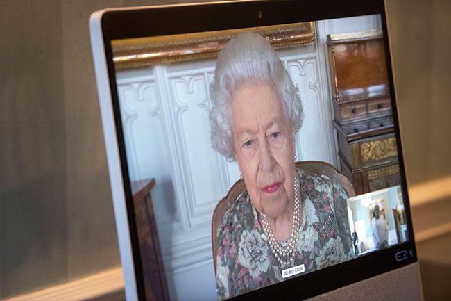 the queen video call