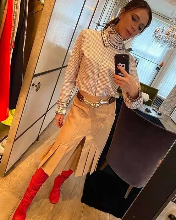 Victoria Beckham walk in wardrobe