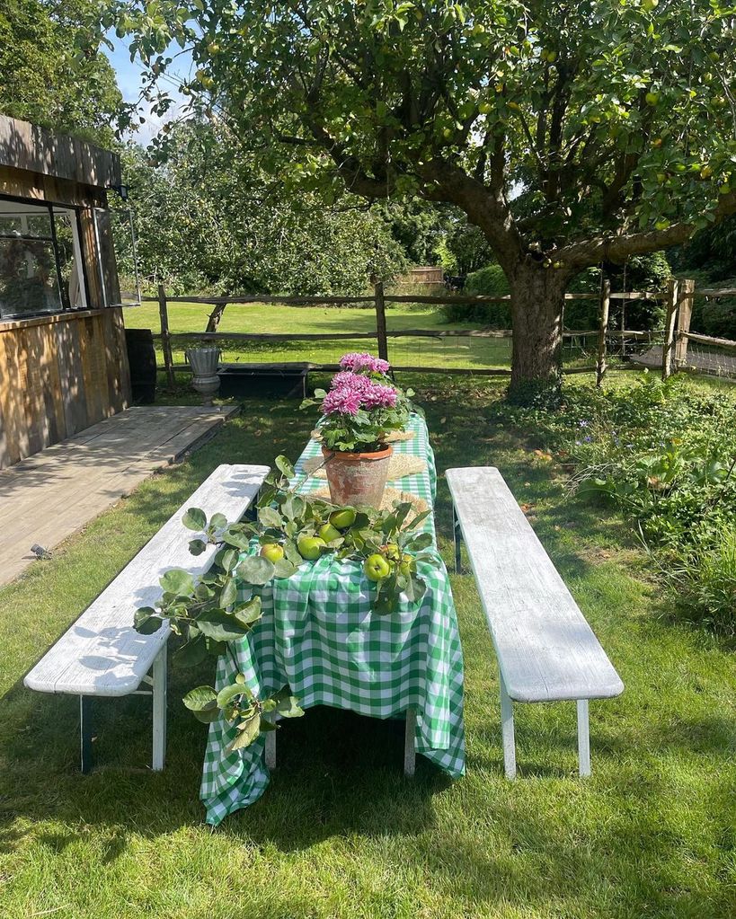 Shirlie Kemp showed off her beautiful garden on Instagram