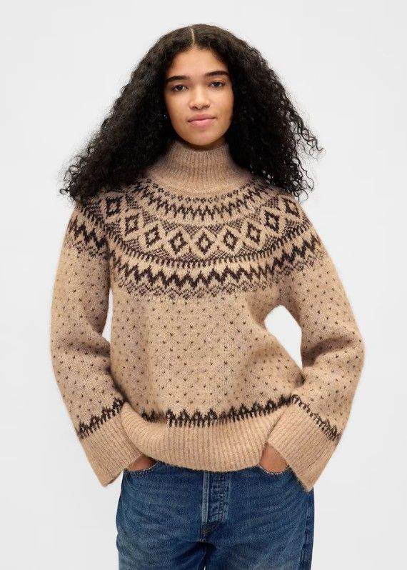 This Fair Isle knit from Gap is so chic and would look gorgeous styled with jeans or tailored trousers