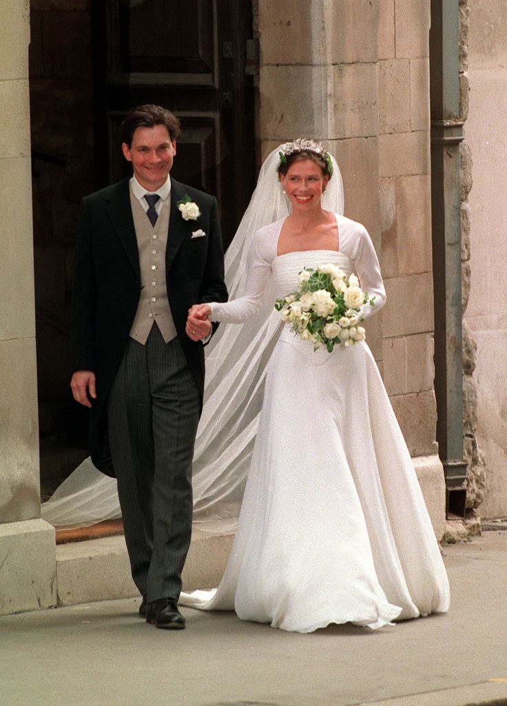 Lady Sarah and Daniel Chatto's wedding day