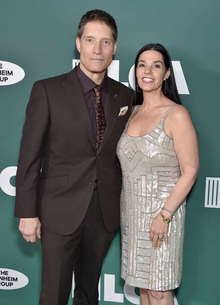 Sean Kanan, Michele Vega at Last Chance for Animals' 40th Anniversary Gala - Arrivals at Paramount Studios on October 19, 2024
