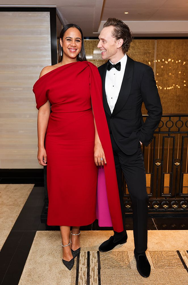 Tom Hiddleston with his fiancée Zawe Ashton at the Prince's Trust Invest in Futures gala