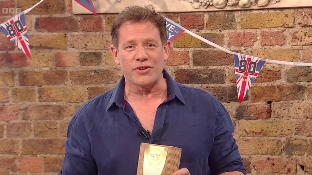 Matt Tebbutt was emotional when receiving his award