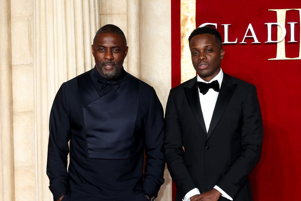 Idris Elba and Riaze Foster at the Gladiator II premiere