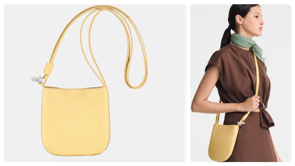 Longchamp y leron y una bolsa