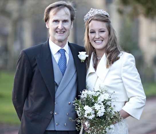 It was the setting for the nuptials of her sister Lady Katie, seen here with their father