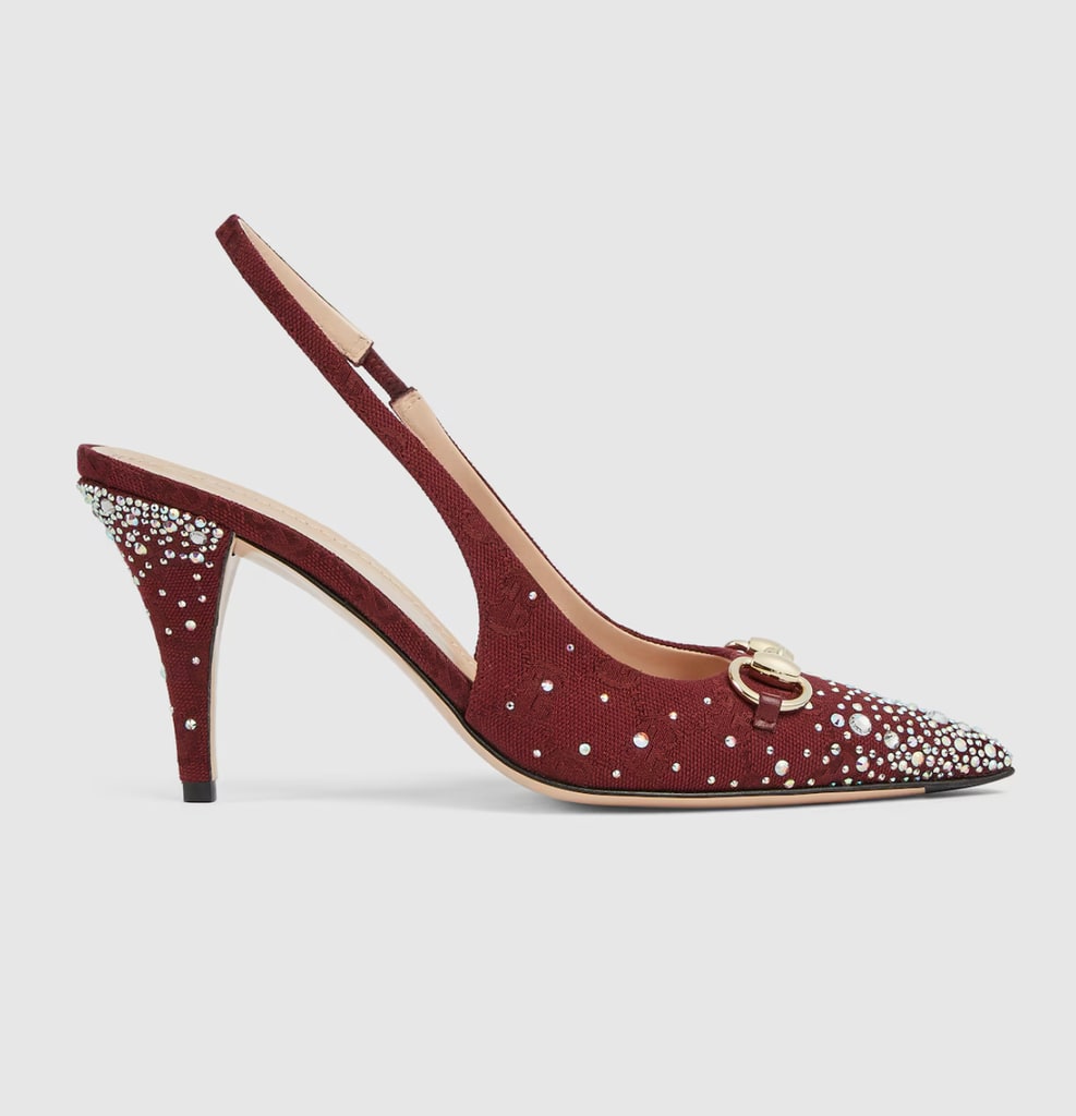Women's slingback pump with crystal Horsebit
by gucci