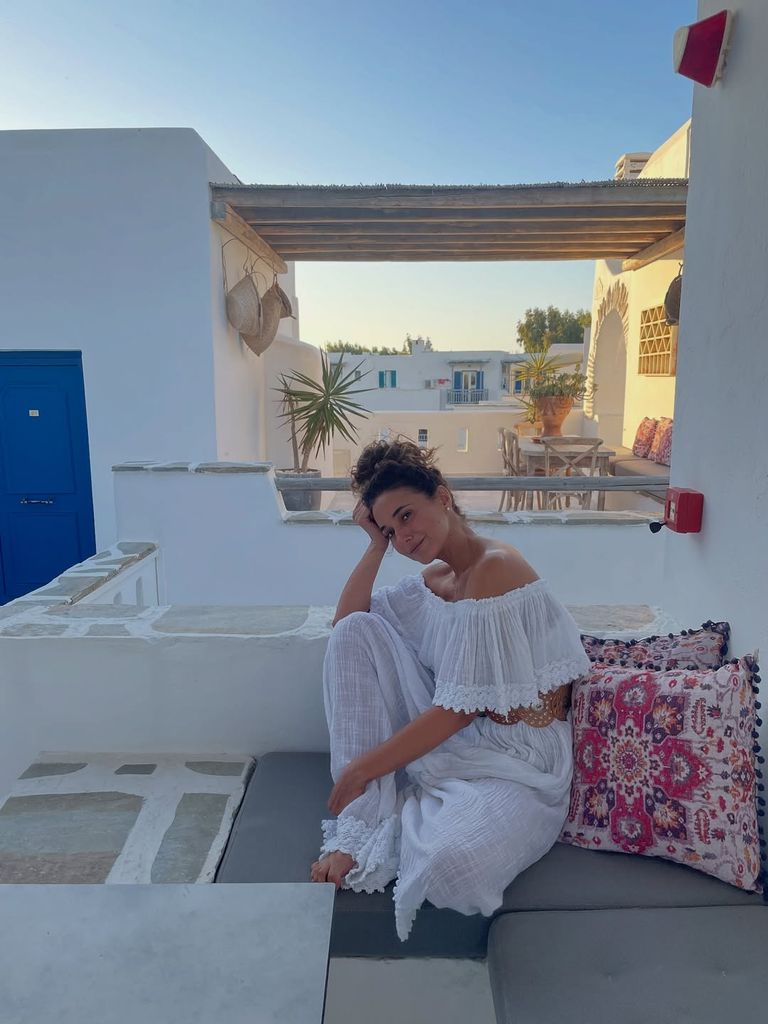 Emmanuelle Chriqui on vacation