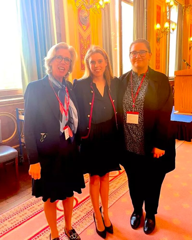 Princess Beatrice formerly wore the jacket to meet with Vicky Ford, the MP for Chelmsford, and the Ambassador of Sweden to the UK in celebration of Day of the Girl