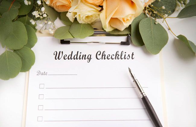wedding planner checklist