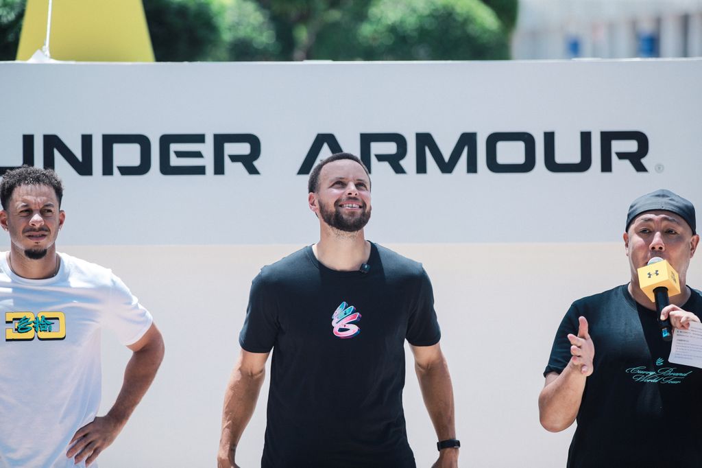 Stephen Curry attend a fan meeting during Curry Brand's 10th Anniversary