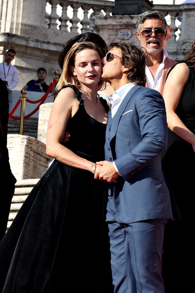 Tom Cruise and Rebecca Ferguson on June 19, 2023.