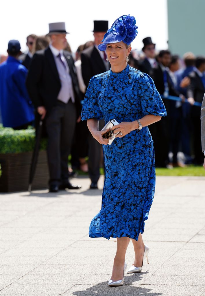 Zara Tindall arrives on Derby Day during the Cazoo Derby Festival 2022 at Epsom Racecourse, Surrey. Picture date: Saturday June 4, 2022. 
