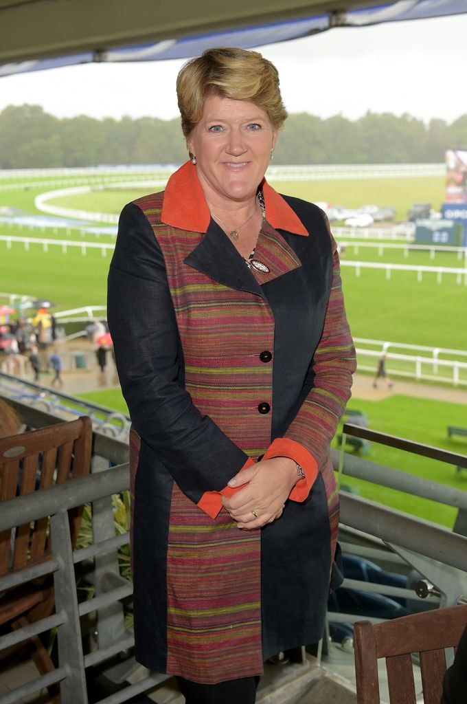 Clare Balding attends the QIPCO British Champions Day at Ascot Racecourse on October 21, 2023 in Ascot, England.