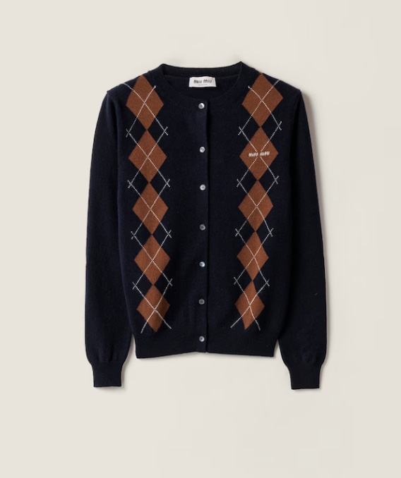 Cashmere Cardigan miu miu