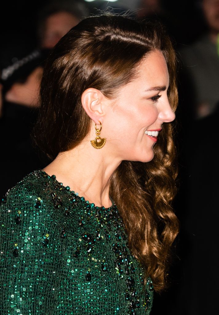 Catherine, Duchess of Cambridge attends the Royal Variety Performance at Royal Albert Hall on November 18, 2021 in London, England. (Photo by Samir Hussein/WireImage)