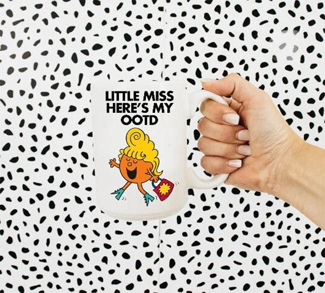 little miss ootd mug