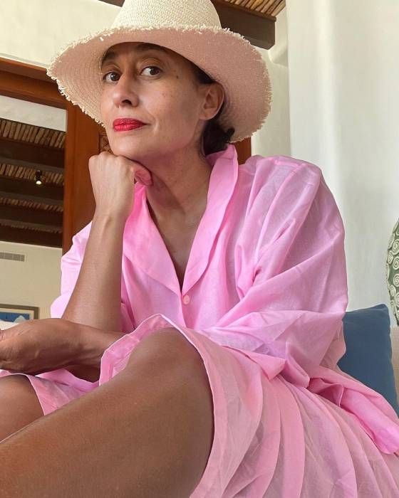 tracee pink outfit