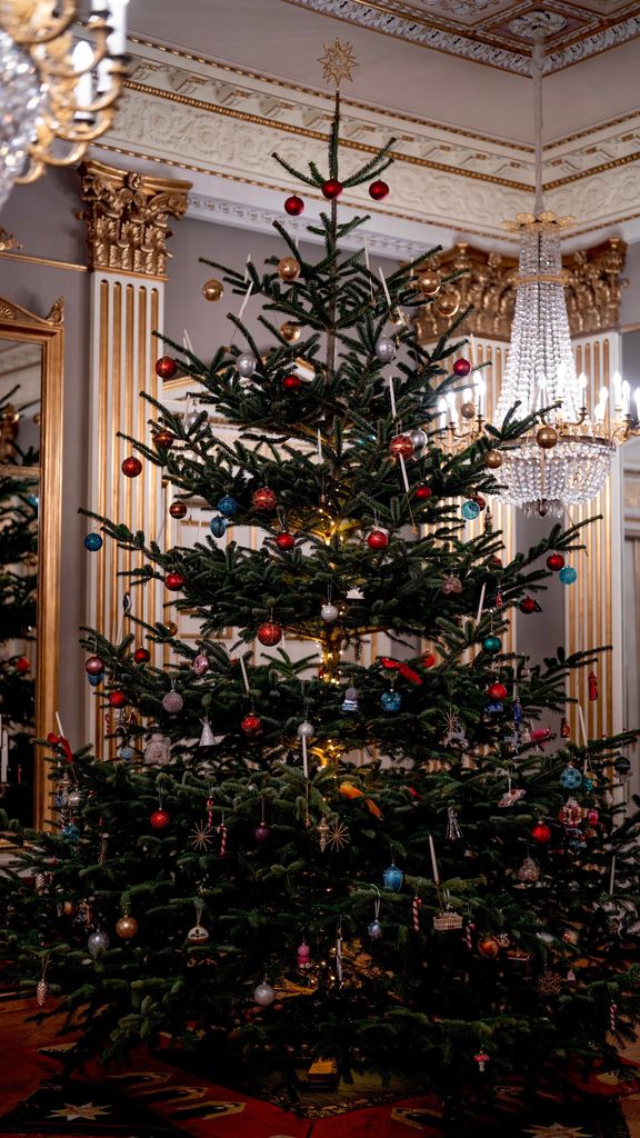 The Danish royal family's Christmas tree