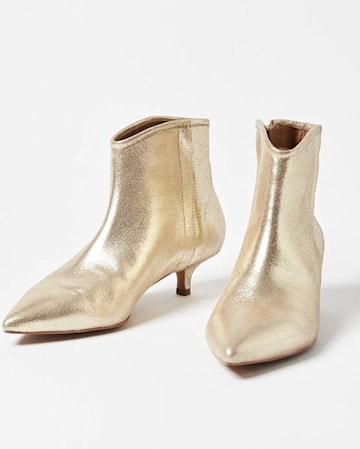 Gold boots Oliver Bonas