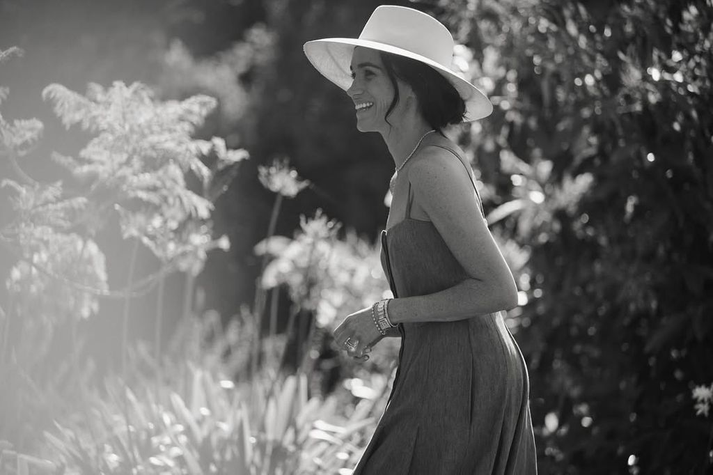 meghan markle in the garden