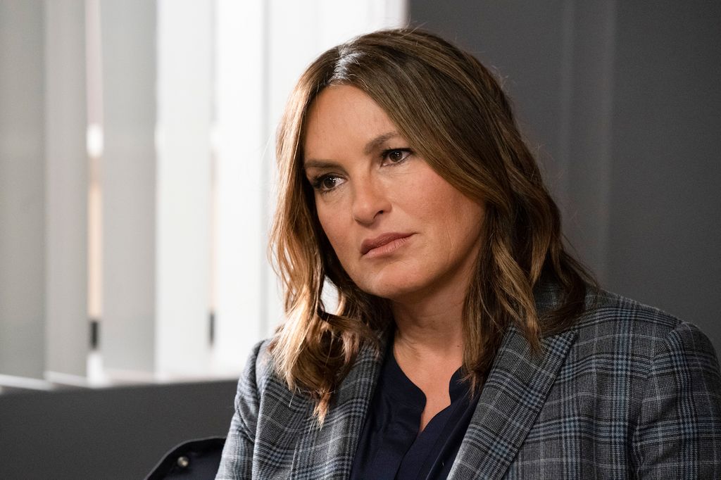 Mariska Hargitay as Lieutenant Olivia Benson on Law & Order: SVU season 20 in 2022