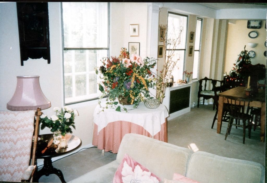 Princess Anne Princess Royal's Living Room In Her Flat Drake House Dolphin Square Westminster 1993.