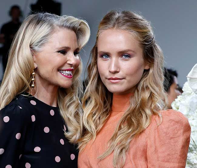 Christie Brinkley with her daughter Sailor