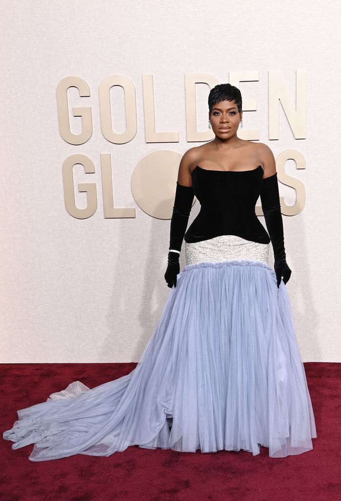 Fantasia Barrino attends the 81st Annual Golden Globe Awards at The Beverly Hilton on January 07, 2024 in Beverly Hills, California.