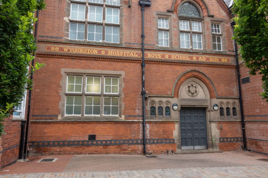 red brick traditional school building