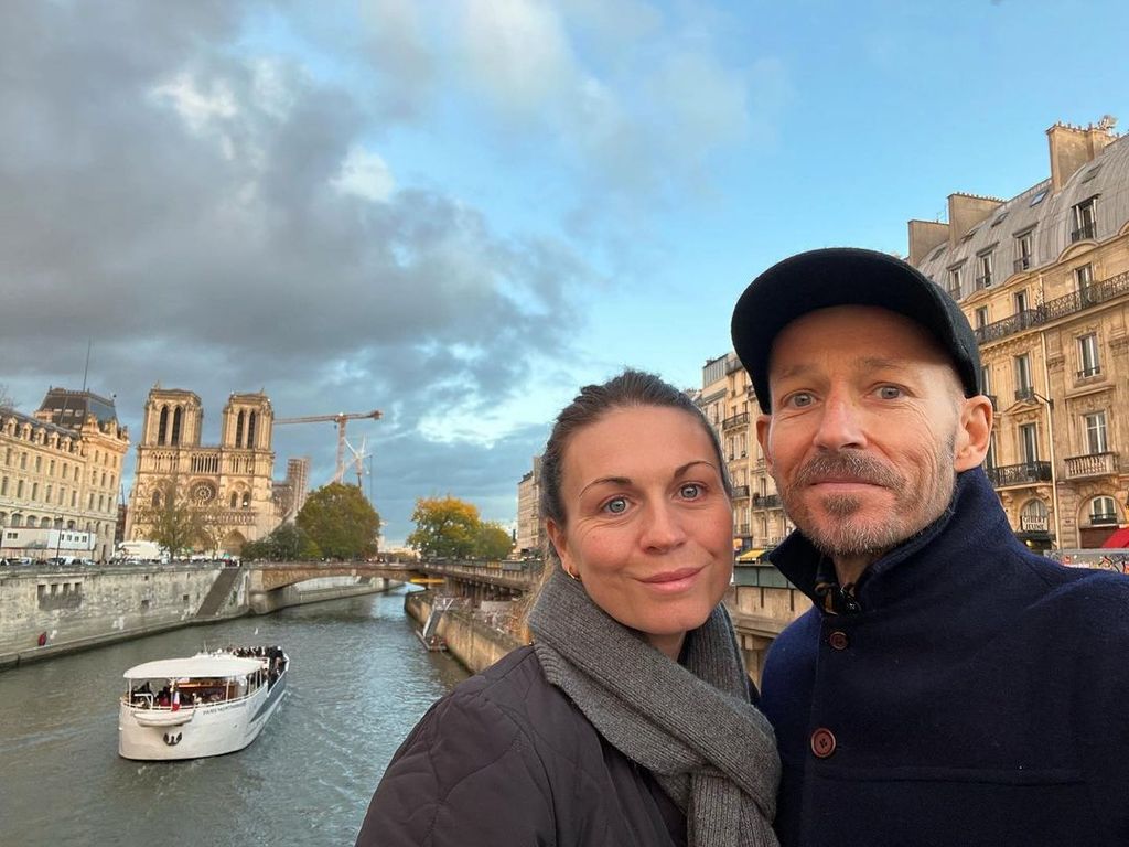 jonnie irwin and wife jessica in paris 
