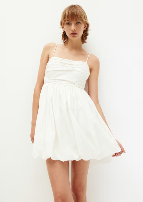 H&M bubble hem dress