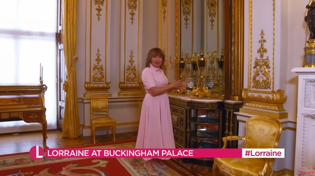 Lorraine showed a hidden corner of Buckingham Palace