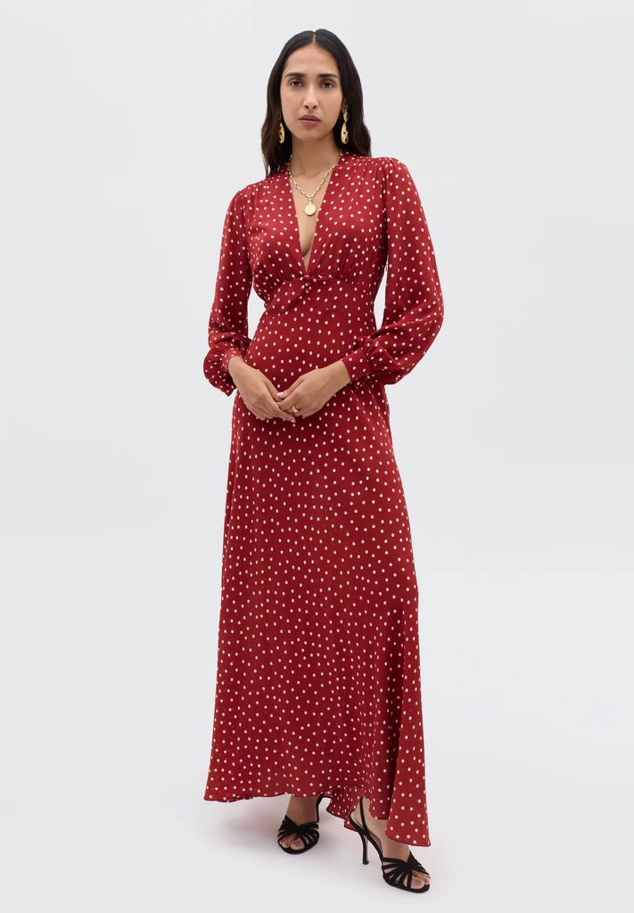 Rixo Emory Silk Gown