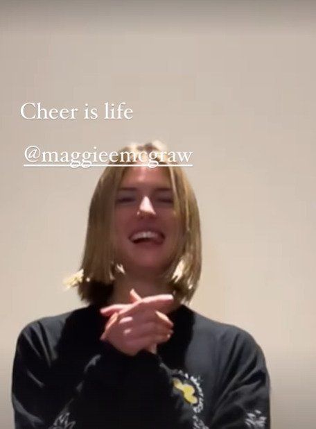 maggie mcgraw cheerleading