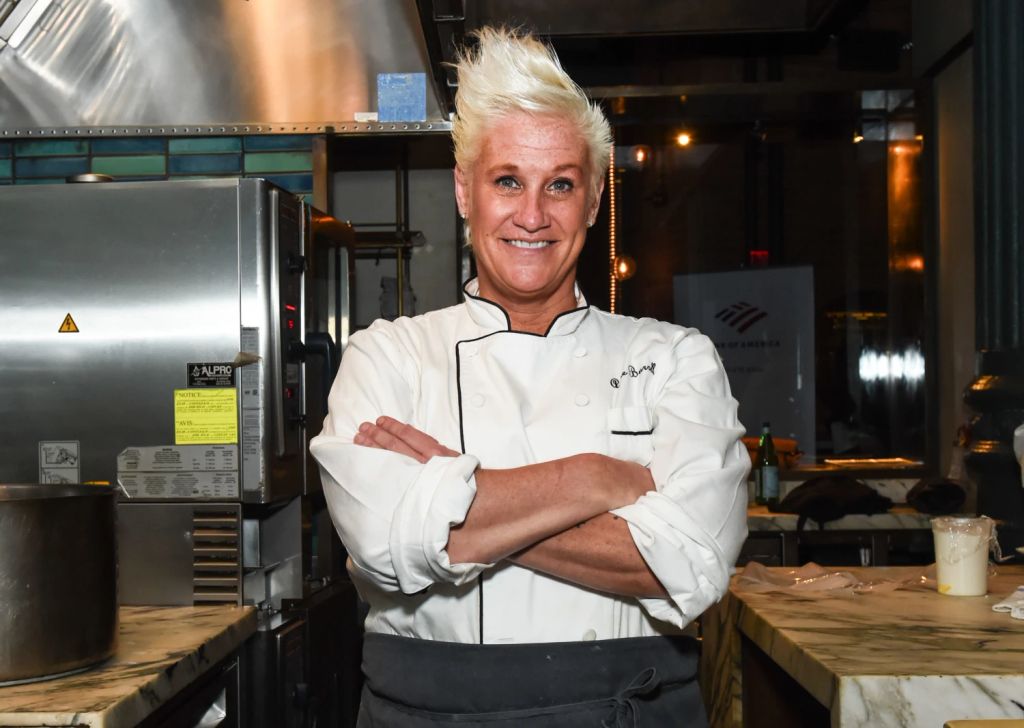 Anne Burrell was a sous chef on Iron Chef